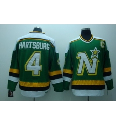 Dalls Stars 4 hartsburg green jerseys with C patch CCM