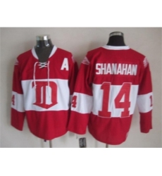 NHL Detroit Red Wings 14 Shanahan classic red jerseys