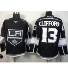 Los Angeles Kings #13 Kyle Clifford Black Home Stitched NHL Jersey