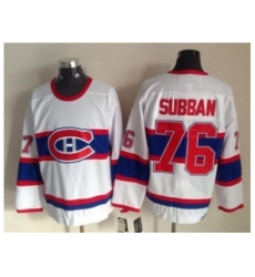 NHL montreal canadiens #76 PK Subban white jerseys[2015 winter classic]