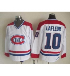 nhl jerseys montreal canadiens 10 lafleur white[2015 new]