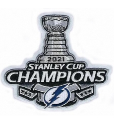 2021 NHL Stanley Cup Tampa Bay Lighting Champions Patch Biaog