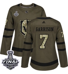 womens jason garrison vegas golden knights jersey green adidas 7 nhl 2018 stanley cup final authentic salute to service