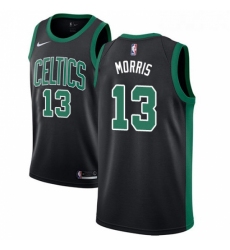 Womens Adidas Boston Celtics 13 Marcus Morris Swingman Black NBA Jersey Statement Edition 