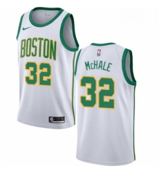 Womens Nike Boston Celtics 32 Kevin Mchale Swingman White NBA Jersey City Edition 