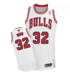 Youth Adidas Chicago Bulls 32 Kris Dunn Authentic White Home NBA Jersey