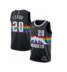 Youth Denver Nuggets #20 Tyler Lydon Swingman Black Basketball Jersey - 2019 20 City Edition