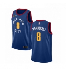 Youth Nike Denver Nuggets 8 Jarred Vanderbilt Swingman Blue Alternate NBA Jersey Statement Editio