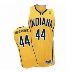 Mens Adidas Indiana Pacers 44 Bojan Bogdanovic Authentic Gold Alternate NBA Jersey 