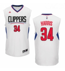 Youth Adidas Los Angeles Clippers 34 Tobias Harris Swingman White Home NBA Jersey 