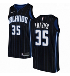 Mens Nike Orlando Magic 35 Melvin Frazier Swingman Black NBA Jersey Statement Edition 