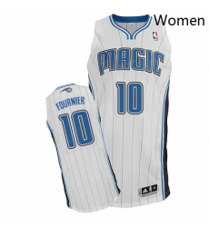 Womens Adidas Orlando Magic 10 Evan Fournier Authentic White Home NBA Jersey