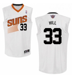 Mens Adidas Phoenix Suns 33 Grant Hill Swingman White Home NBA Jersey