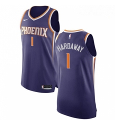 Mens Nike Phoenix Suns 1 Penny Hardaway Authentic Purple Road NBA Jersey Icon Edition