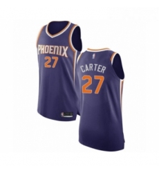 Mens Phoenix Suns 27 Jevon Carter Authentic Purple Basketball Jersey Icon Edition 