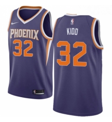 Womens Nike Phoenix Suns 32 Jason Kidd Swingman Purple Road NBA Jersey Icon Edition