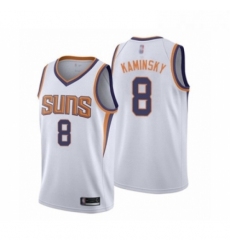 Youth Phoenix Suns 8 Frank Kaminsky Swingman White Basketball Jersey Association Edition 