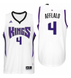 Sacramento Kings 4 Arron Afflalo Home White New Swingman Jersey 