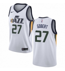 Womens Nike Utah Jazz 27 Rudy Gobert Swingman NBA Jersey Association Edition