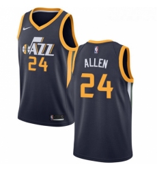 Youth Nike Utah Jazz 24 Grayson Allen Swingman Navy Blue NBA Jersey Icon Edition 