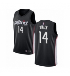 Women Washington Wizards Ish Smith Swingman Black Basketball Jersey City Edition