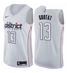 Youth Nike Washington Wizards 13 Marcin Gortat Swingman White NBA Jersey City Edition