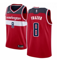 Youth Nike Washington Wizards 8 Tim Frazier Swingman Red Road NBA Jersey Icon Edition 