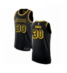 Womens Los Angeles Lakers 30 Troy Daniels Swingman Black Basketball Jersey City Edition 