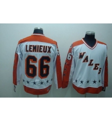 Penguins #66 Mario Lemieux Stitched White CCM All Star NHL Jersey