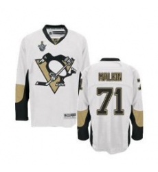 RBK Pittsburgh Penguins EVGENI MALKIN STANLEY CUP #71 Hockey Jersey white