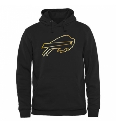 NFL Mens Buffalo Bills Pro Line Black Gold Collection Pullover Hoodie