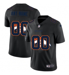 Men Women Youth Toddler Denver Broncos Custom Men Nike Team Logo Dual Overlap Limited NFL Jerseyey Black