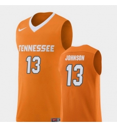 Men Tennessee Volunteers Jalen Johnson Orange Replica College Basketball Jersey