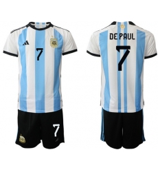 Men FIFA 2022 Argentina Soccer Jersey 040