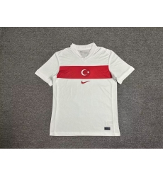 Turkey White 2024 Soccer Jersey