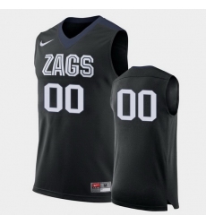 Gonzaga Bulldogs Custom Black Replica College Basketball Jersey