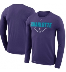 Charlotte Hornets Men Long T Shirt 002