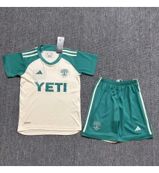 Austin FC Yeti White Green Soccer Jersey Customized