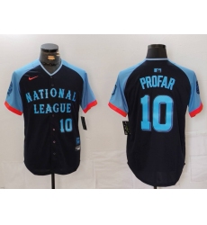 Men National League 10 Jurickson Profar Navy 2024 All Star Limited Stitched Baseball Jersey 5