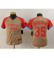 Youth American League 35 Adley Rutschman Cream 2024 All Star Limited Stitched Jersey 3