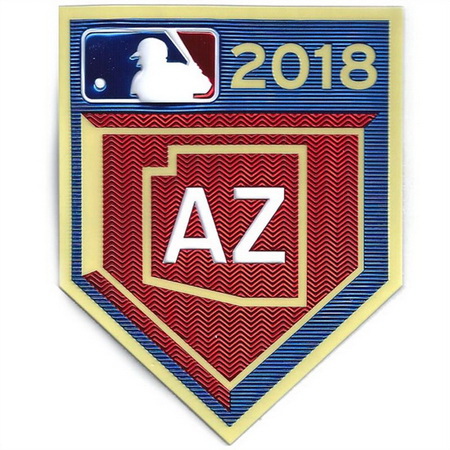 Men 2018 Cactus League Spring Training TPU EmbossTech Jersey Patch Biaog