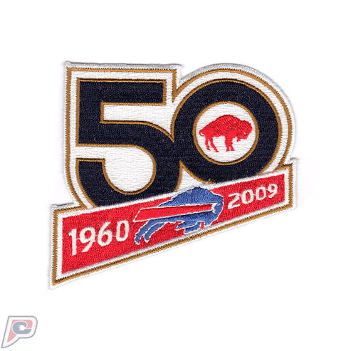 Buffalo Bills 50th Team Anniversary Jersey Patch 2009 F Biaog